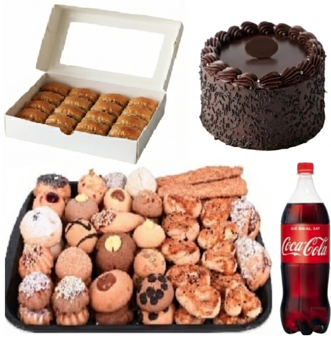 1 kg Kuru Pasta İle Zenginleştirilmiş 9-10 Kişilik Menü pasta