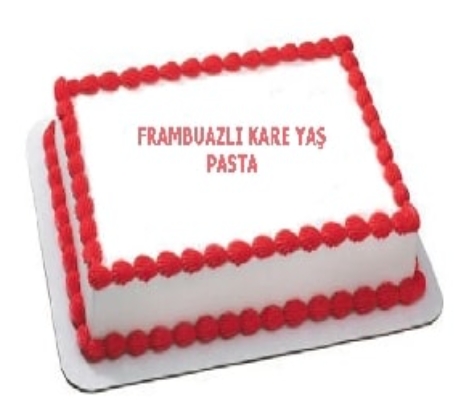 100 Kişilik Frambuazlı Yaş pasta kalabalık grupları mutlu eden benzersiz aromalar. pasta
