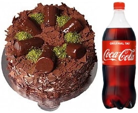 4-6 Kişilik Çikolatalı Muzlu Pasta Kaliteli pasta