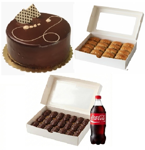 4-6 Kişilik Çikolatalı Yaş Pasta Öne Çıkan Menü pasta