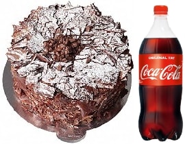 4-6 Kişilik Parça Çikolatalı Yaş Pasta pasta