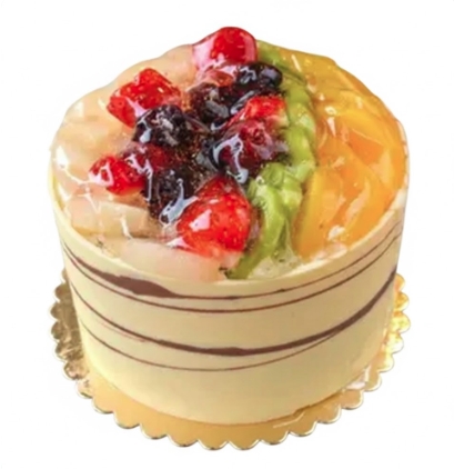 6-9 Kişilik Karışık Meyveli Butik Tat Keyfi Pasta pasta