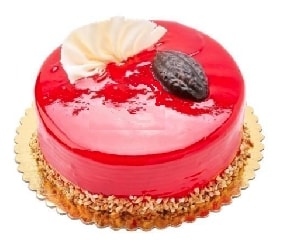 Hafif Lezzet: 9-12 Kişilik Sade Frambuazlı Pasta pasta