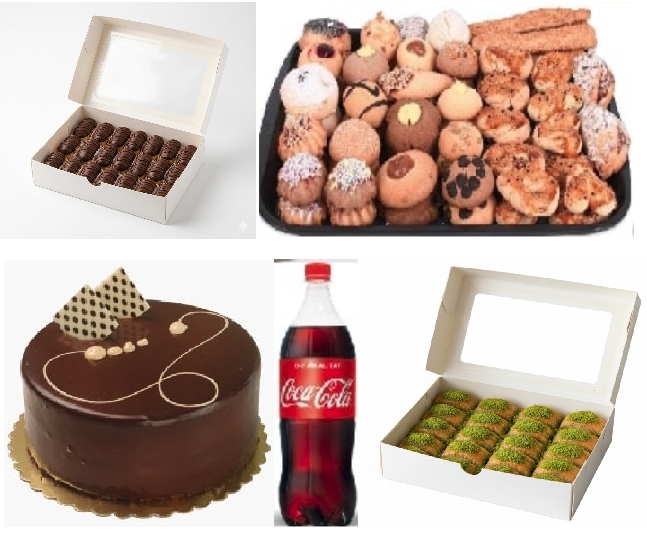 Komple Tatlı Çözümü 5'li Menü pasta