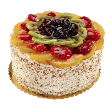 Premium Sunum Tat 6-9 Kişilik Hafif Meyveli Pasta pasta