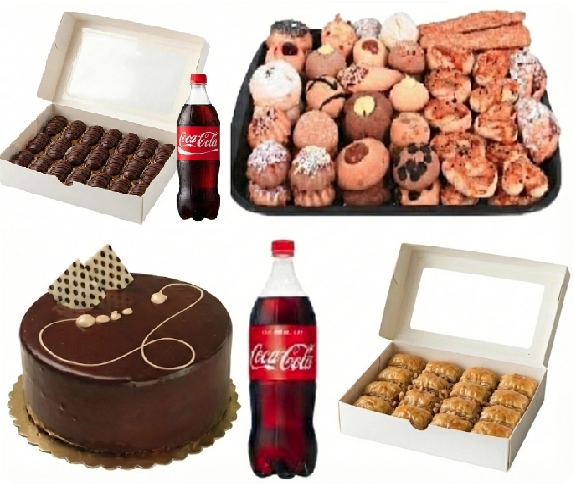 Şehrin Modern Tatlı Durağı 6-9 Kişilik Menü pasta