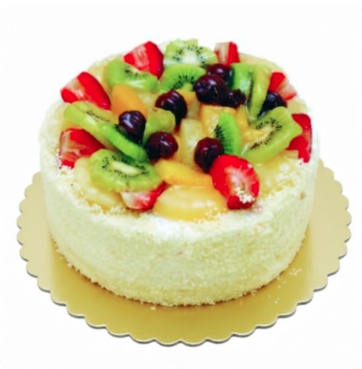 Şık ve Lezzetli 6-9 Kişilik Karışık Meyveli Bayram Pastası pasta